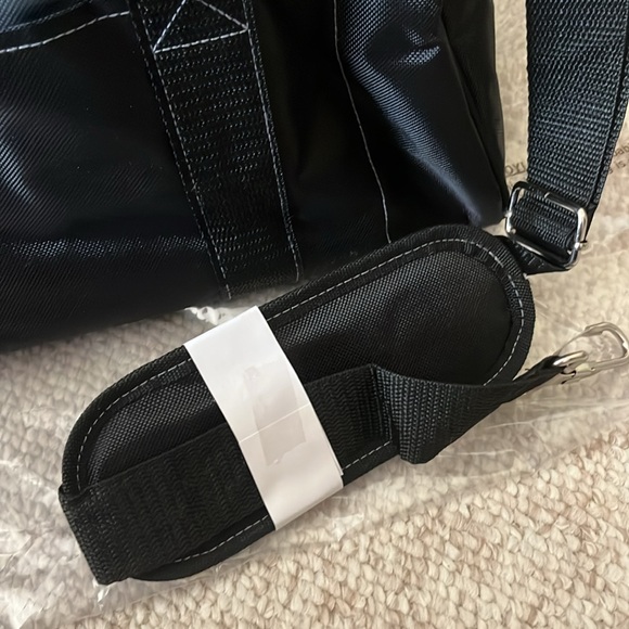 Swiss Military Multi-Pocket Tool Bag Satchel 16” Black handles shoulder strap - Picture 3 of 9